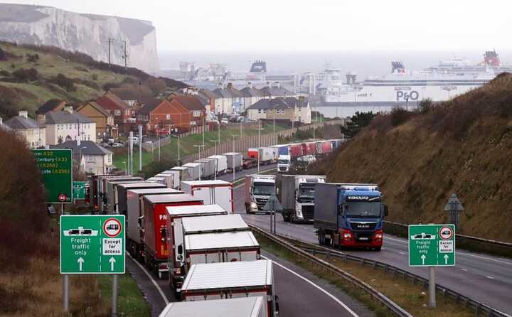 Polluting Lorry in Dover